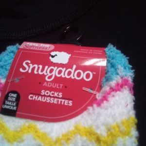 One size fits all adult fuzzy socks